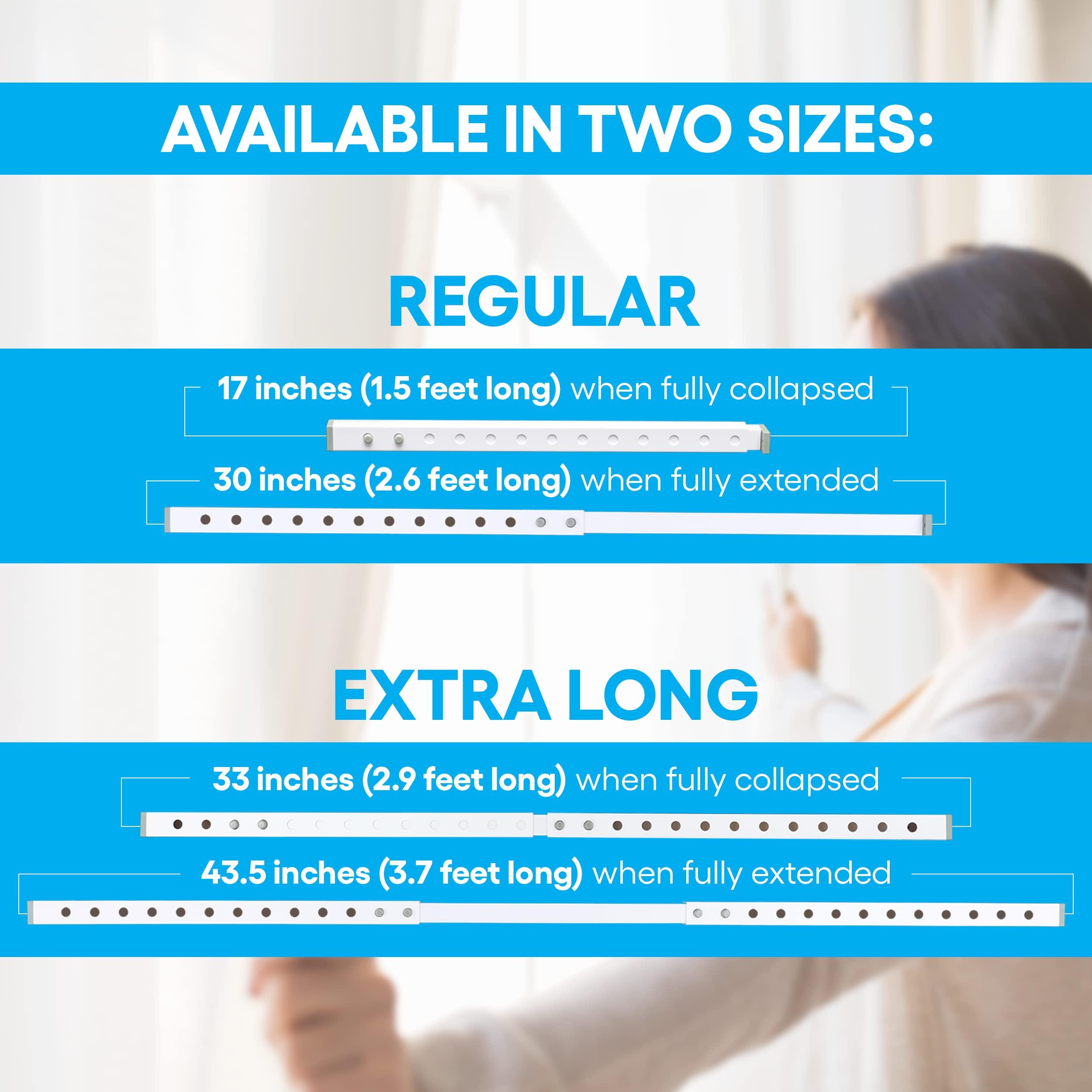 The Lock-It Block-It The Lock-it Block-it Regular (4 Devices) Home Security Adjustable Window Security Bars/Window Lock Bar, Security Bar for Sliding Glass Door, Child Safety Lock & Sliding Patio Door Security Bar