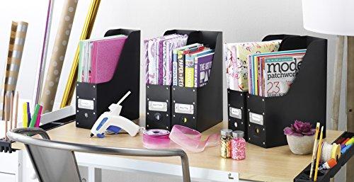 Whitmor Whitmor Magazine Storage Desk Organizers - Black (Set of 5)