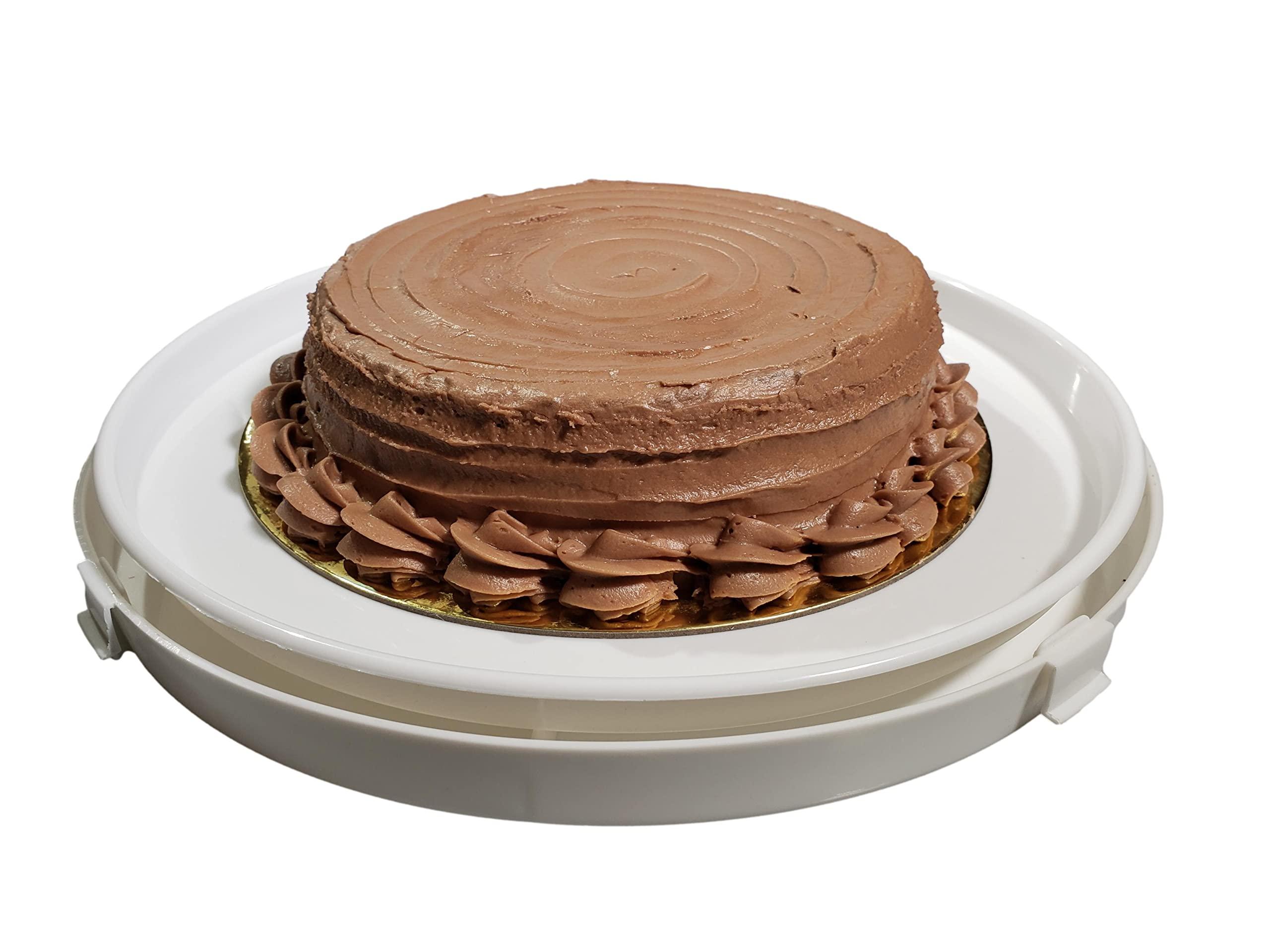 Crazy Chef Crazy Chef Premium 6 in 1 Cupcake Carrier with Lid Collapsible Portable BPA-Free Cake Carrier With Lid and Handle- Cupcake Carrier - Deviled Egg Carrier with Lid - Pie Carrier