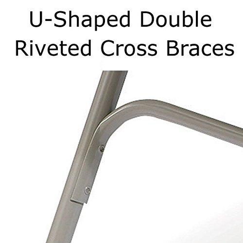 National Public Seating National Public Seating Premium Lightweight Blow Molded Folding Chair - 4 Pack