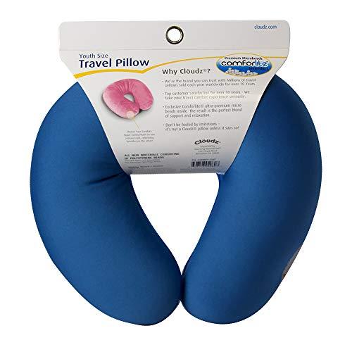 Cloudz Cloudz Kids Dual Comfort Microbead Travel Neck Pillow - Blue