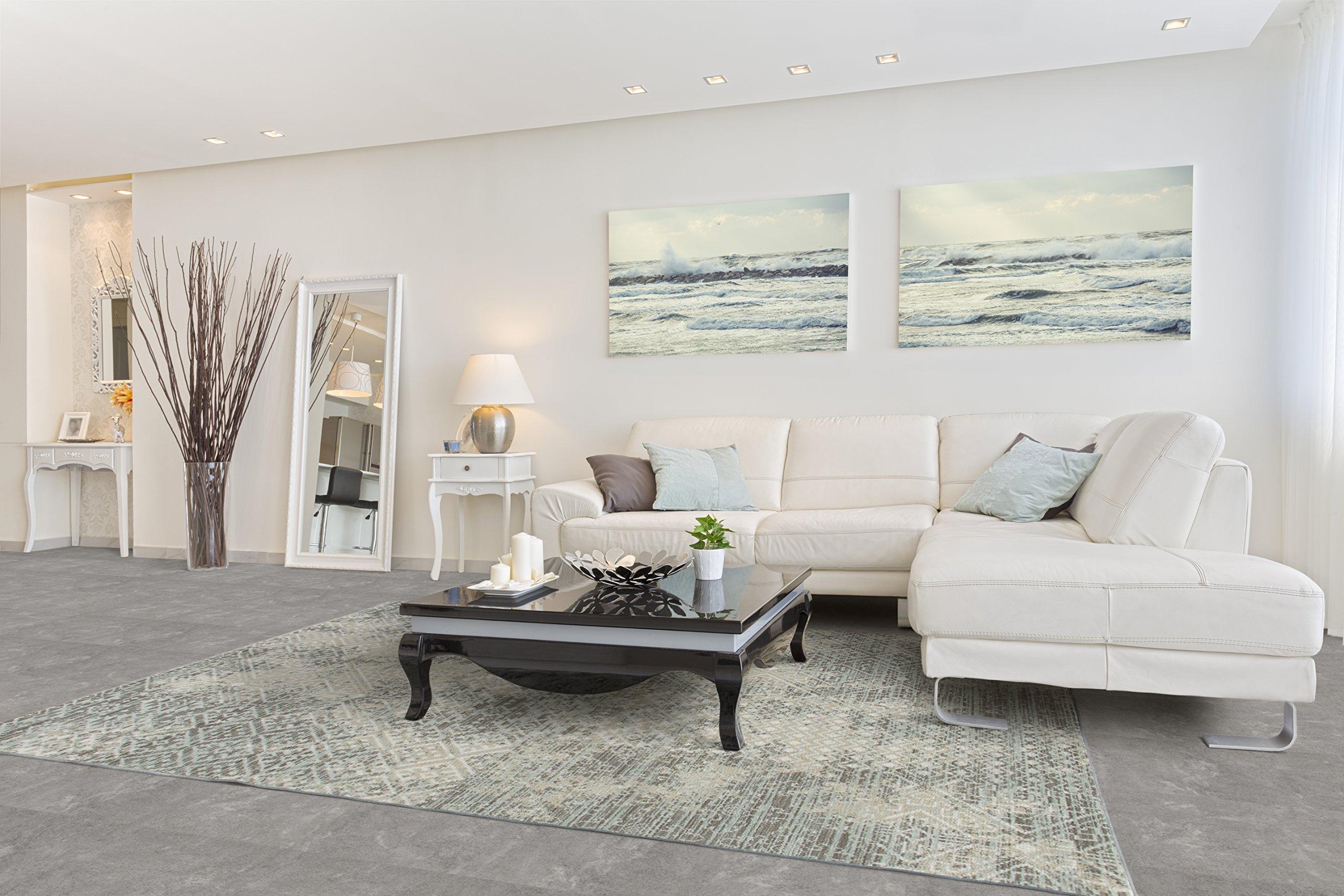 Milliken Milliken Drayton Collection Smith Tavern Area Rugs, 3'10" x 5'4", Aquatic