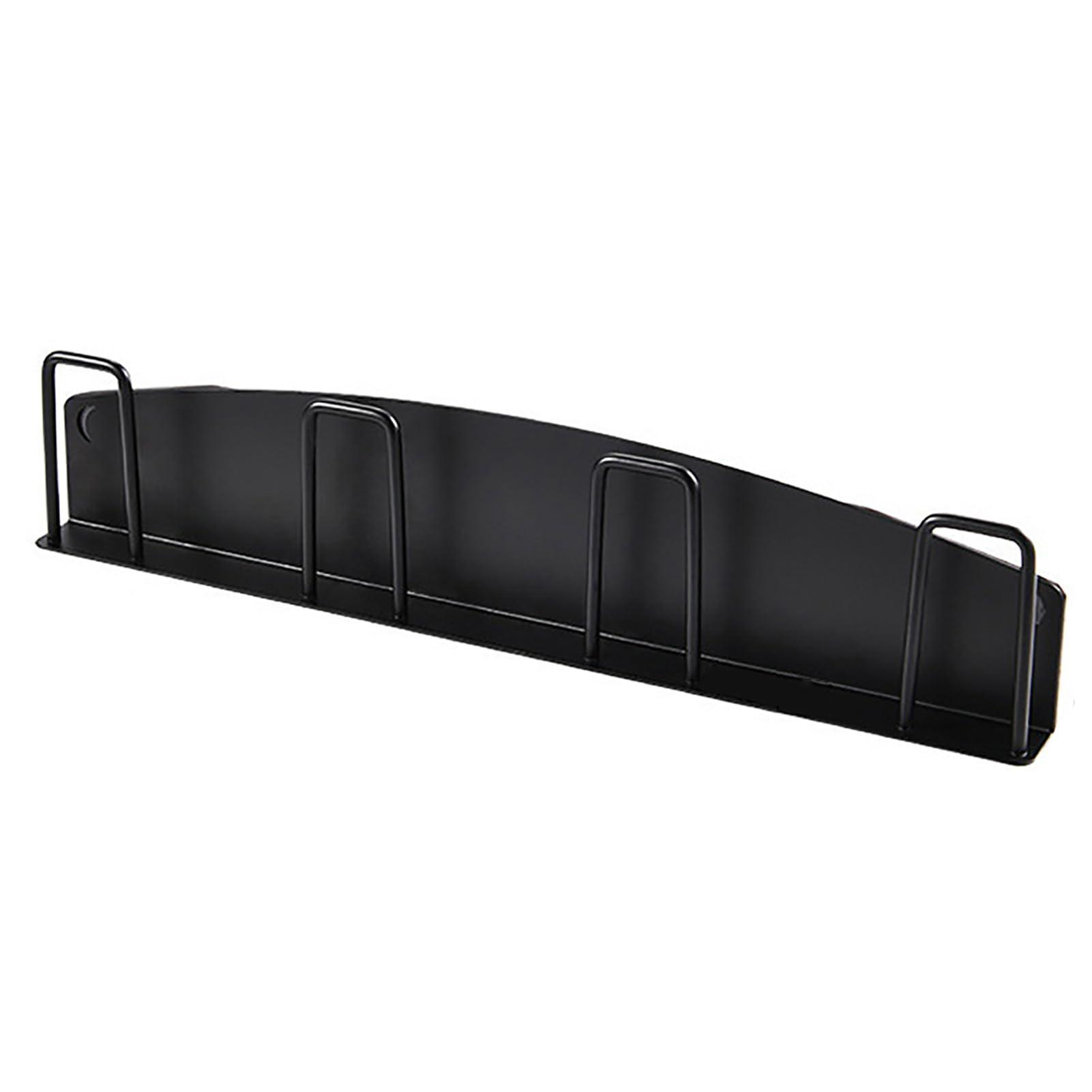 YDuupxe YDuupxe Magnetic Wall Mounted Mug Wall Mounted Mug Holder, Wall Mounted Cup Drying Rack Holder, Holds 4 Cups, Carbon Steel, No Drilling, Independent Hanging and Draining Stand for (Black)