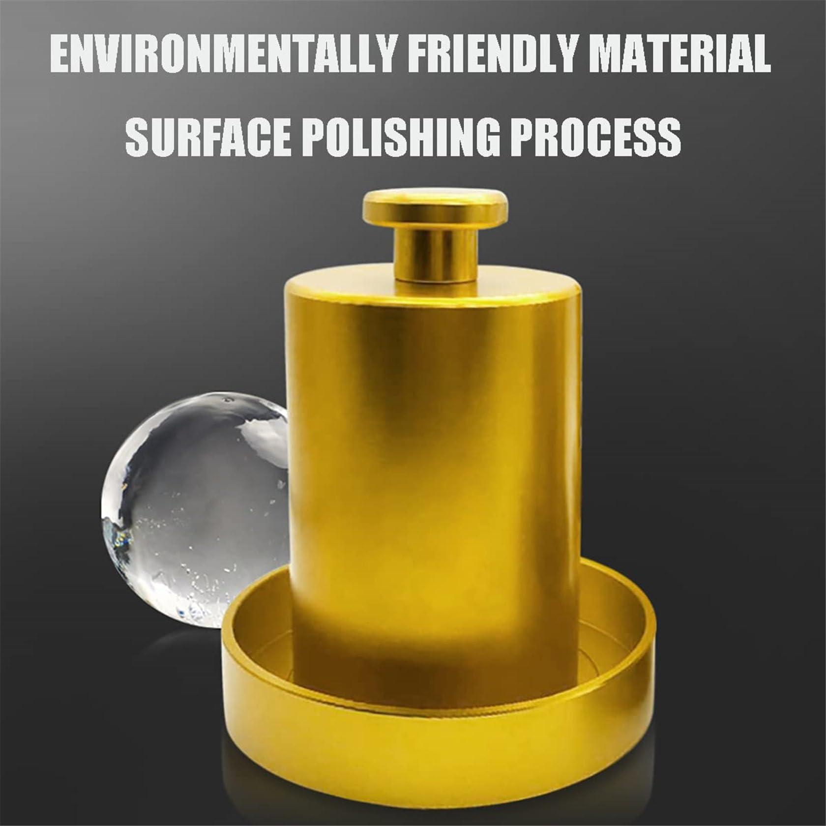 MiBoce Diamond Ice Maker, Round Ice Cube Mold, 30-70mm Multi-Purpose Cocktails Ice Ball Press Mold, Complete Shape, for Pubs, Clubs, Restaurants, Cafes, Bar