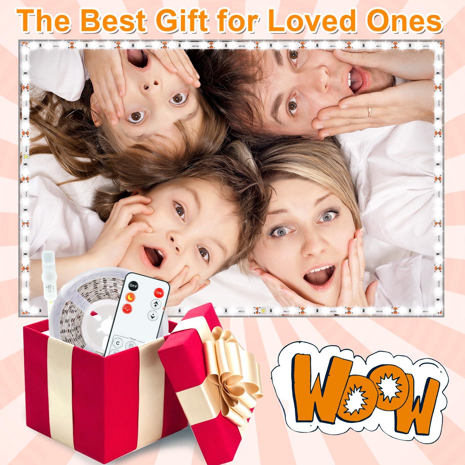 PANGTON VILLA LED Vanity Mirror Lights for Makeup Dressing Table Vanity Set 13ft Flexible LED Light Strip Kit 6000K Daylight White with Dimmer and Power Supply, DIY Mirror, Mirror not Included