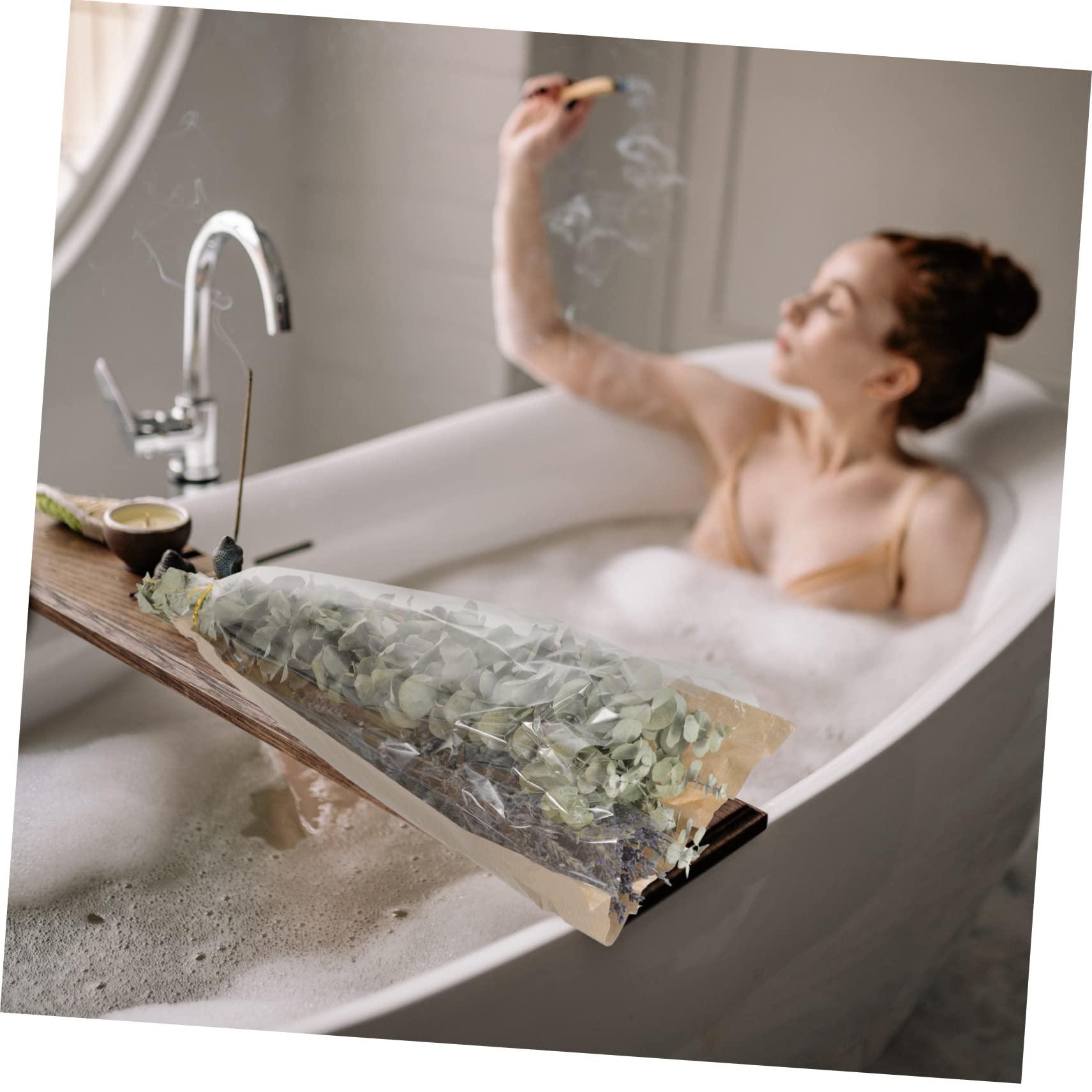 Ciieeo Ciieeo 1 Eucalyptus Shower Plant Real Eucalyptus Branches Dried Lavender Shower Preserved Eucalyptus Stem Lavender Bundles for Shower Dried Eucalyptus Stem Dried Flowers