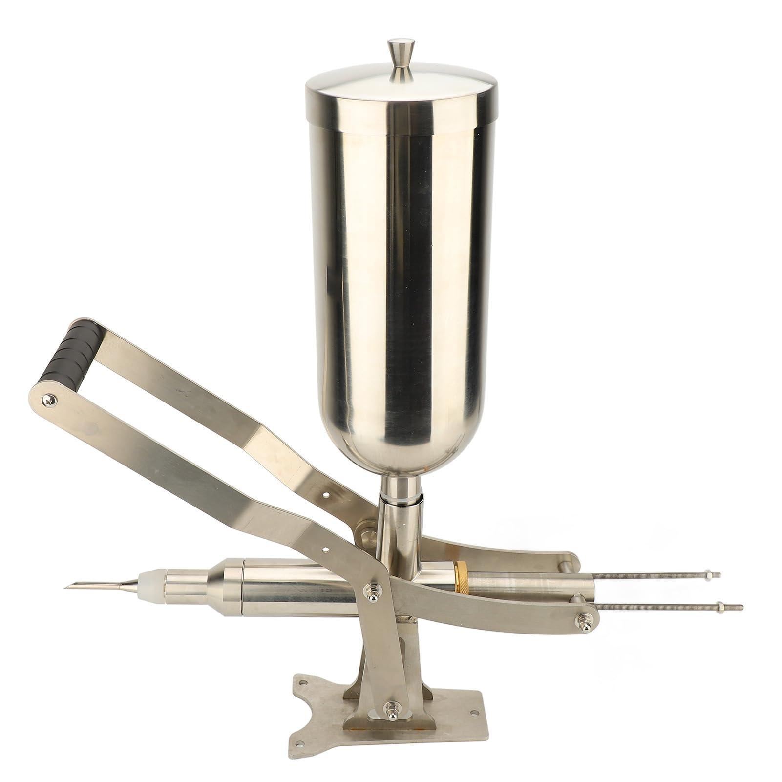 TARSHYRY TARSHYRY Donut Filler Machine, Donuts Dessert Churro Makers, 4.5L Manual 304 Stainless Steel Doughnut Cream Filling Machine for Bread Cake Churros