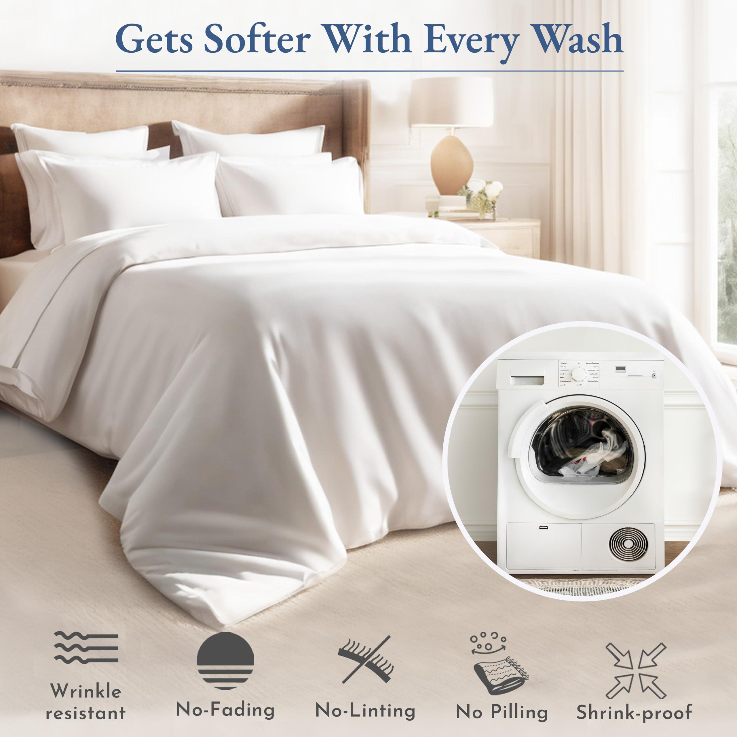 California Design Den California Design Den Luxury Split King Sheets Sets for Adjustable Bed -Buttery Soft 800 Thread Count 100% Cotton Set -Beats Fake Egyptian Claims,Bedding Set with Durable Twin XL Fitted Sheets (Ivory)