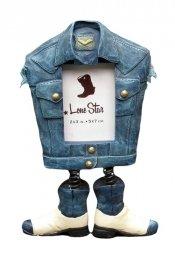 International Wholesale Gifts & Collectibles Photo Frame - Denim Jacket with Boots