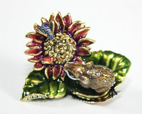 Jay Strongwater Jay Strongwater Mouse & Mum Trinket Box