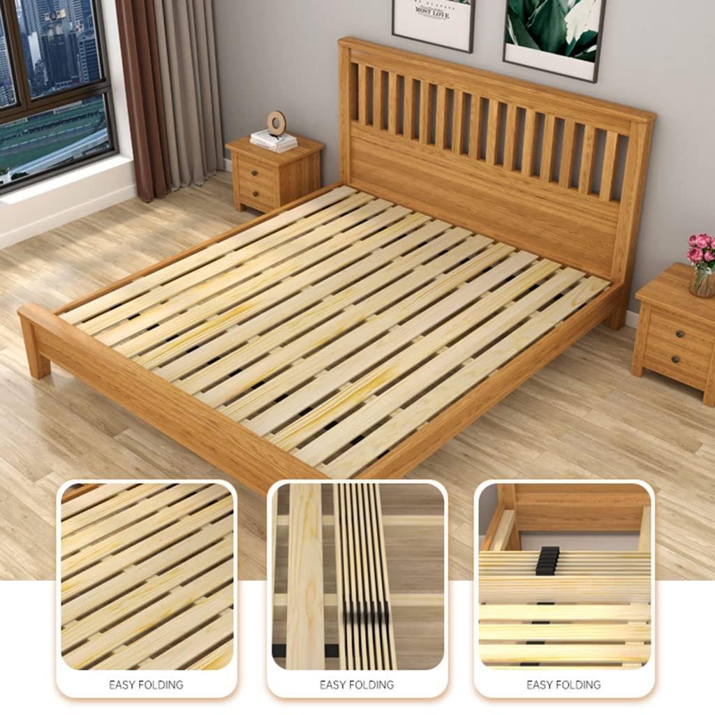 WAEYZ WAEYZ Folding Bed Board, Wood Mattress Hard Bed Solid Wood Bed Gasket Moisture Proof Breathable Pine Bed Rack (Color : Style 1, Size : 1000mm*1900mm)