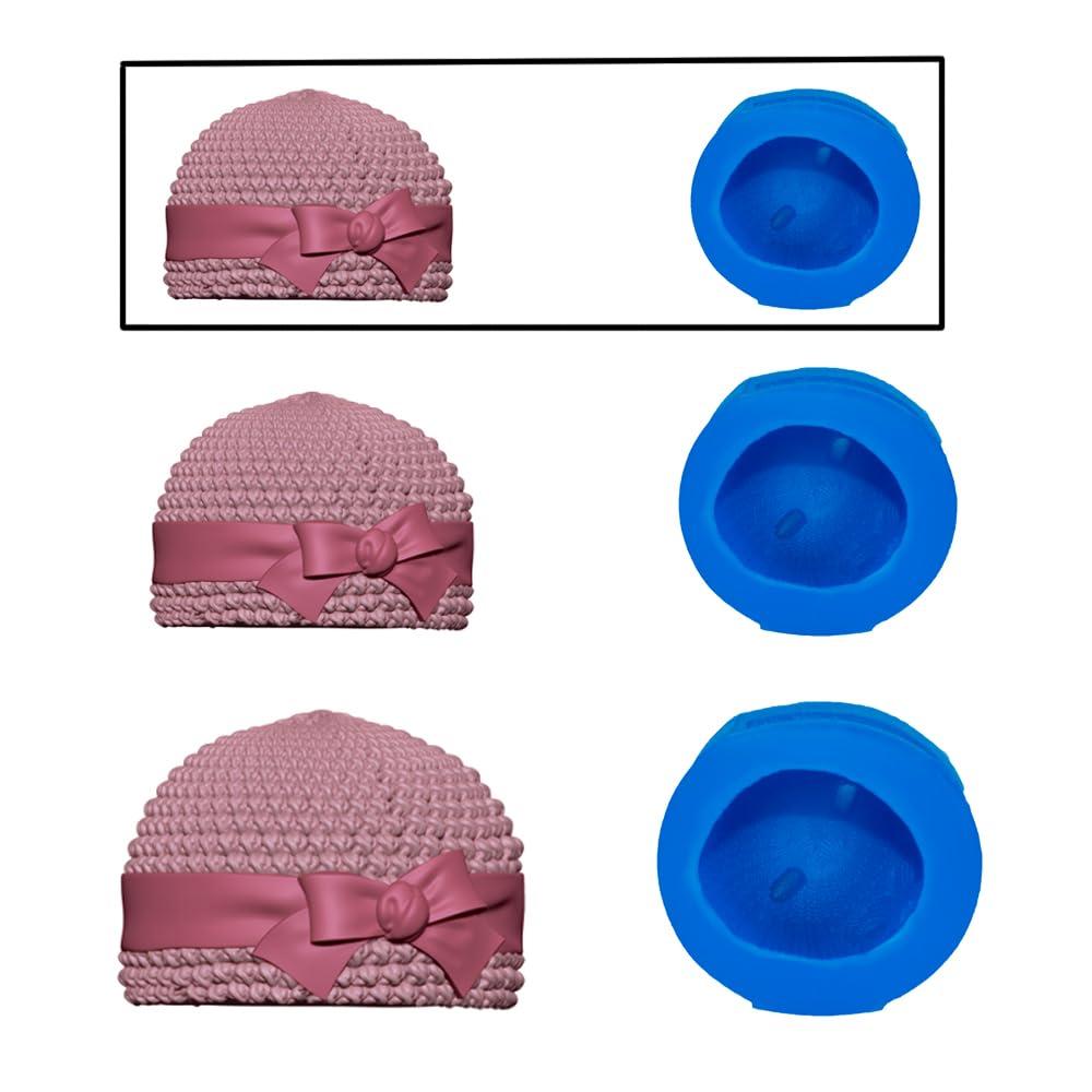 First Impressions Molds Medium Bow Baby Hat Silicone Mold B257 by First Impressions Molds