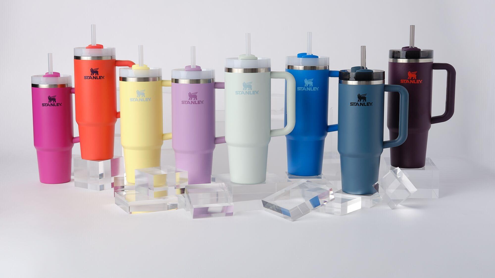 STANLEY Stanley Quencher H2.0 Tumbler with Handle & Straw 30 oz | Twist On 3-Way Lid | Cupholder Compatible for Travel | Insulated Stainless Steel Cup | BPA-Free | Azure