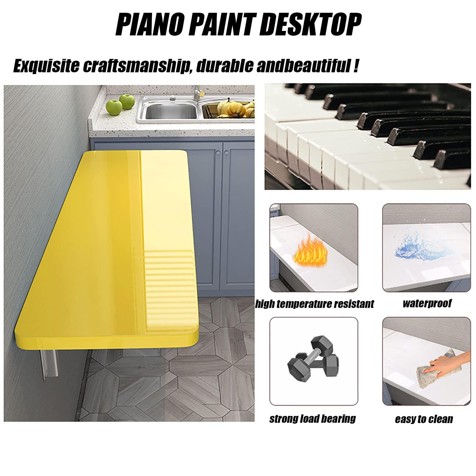 OCAZI OCAZI Wall Mounted Desk Wall Mounted Folding Table Drop Leaf Tables for Small Spaces, Wall Mounted Table Fold Down Floating Desk for Laundry Room/Study/Bedroom 50x50cm/20x20in red