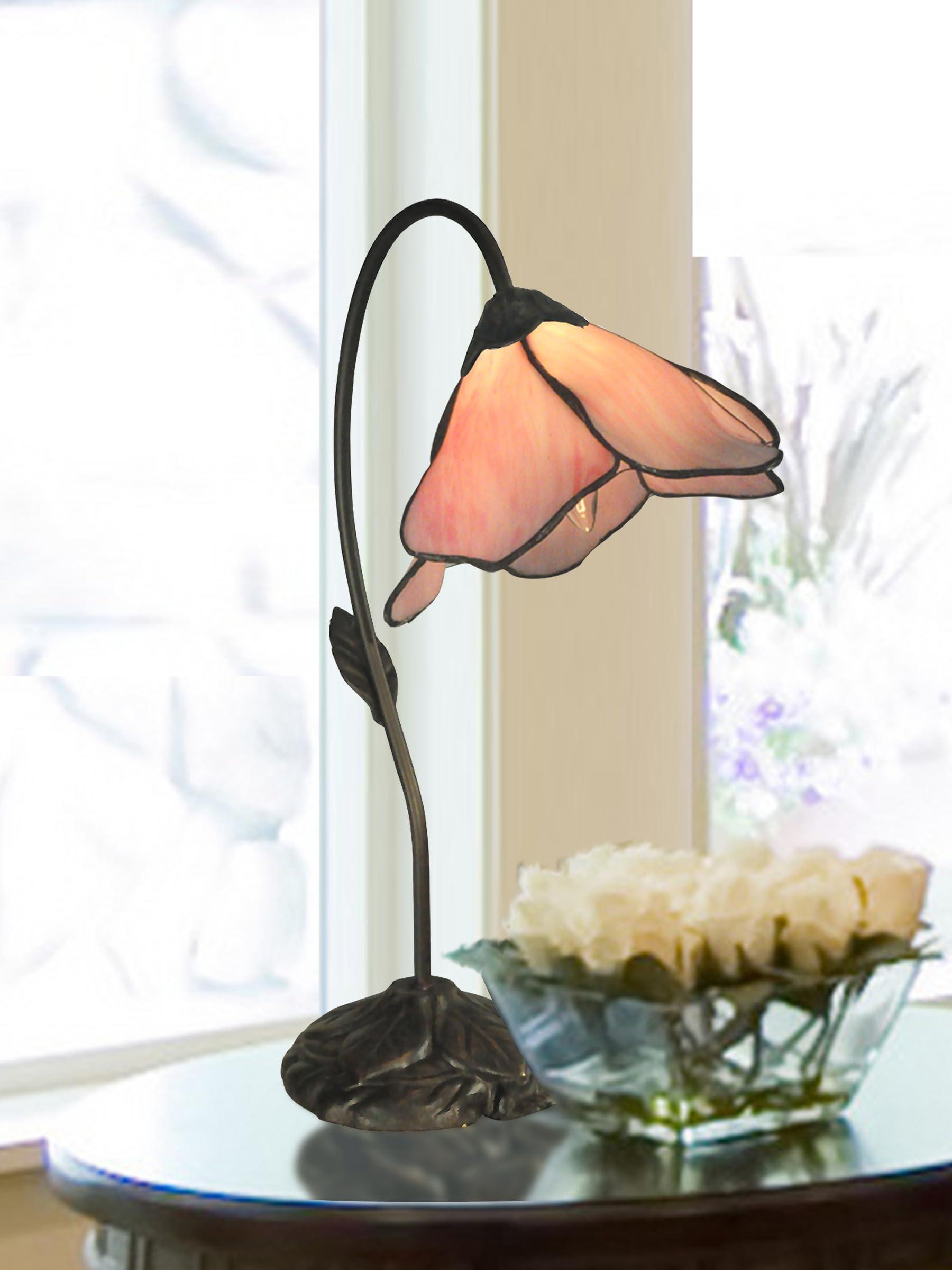 Dale Tiffany Lamps Dale Tiffany TT101307 Poelking Table Lamp, 19.00x12.00x12.00, Chocolate Bronze