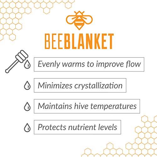 Powerblanket Powerblanket BB05GV Bee Blanket Honey Heater, 5 gal Pail Heater with Cutout for Gate Valve, Charcoal Gray