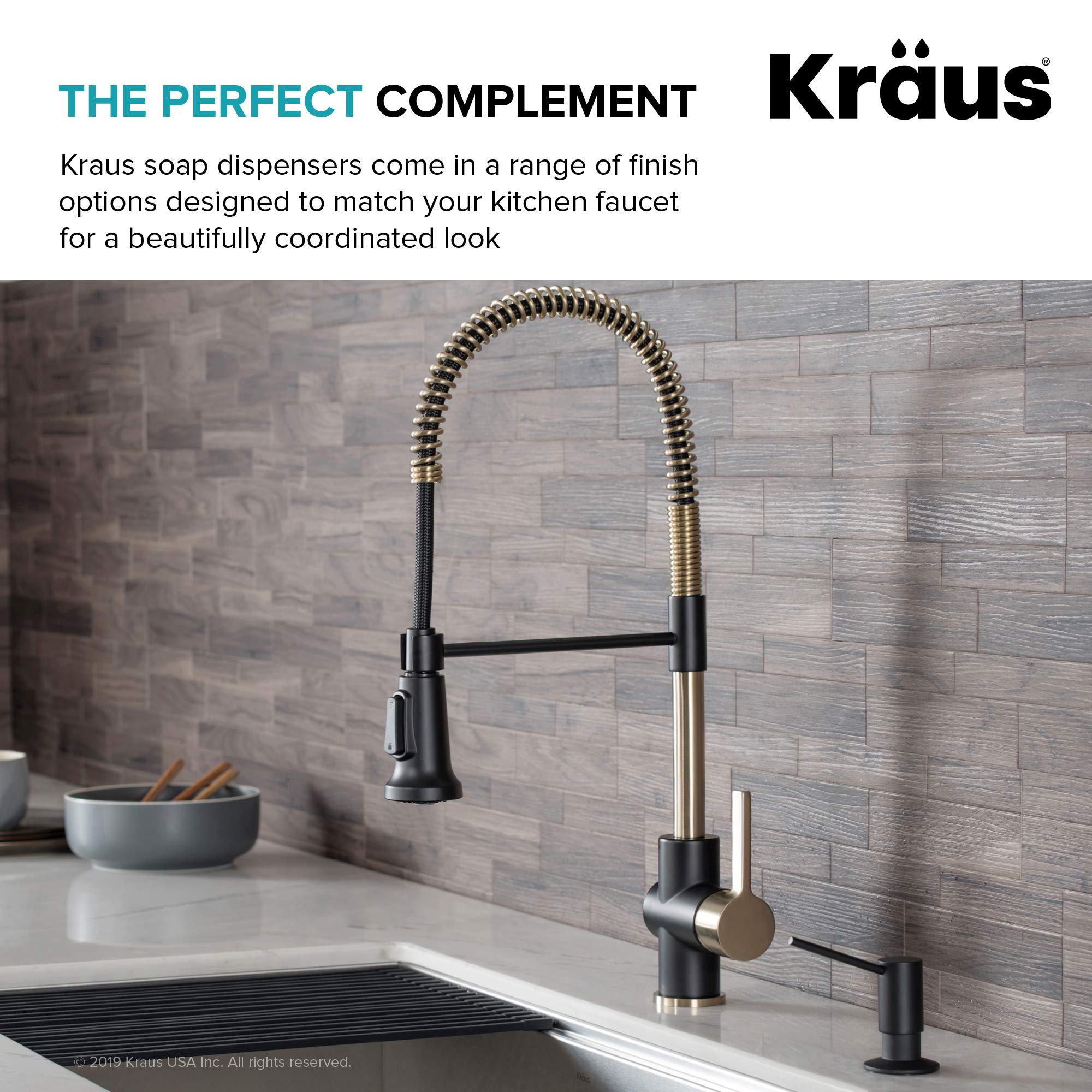 Kraus KRAUS Kitchen Soap and Lotion Dispenser in Stainless Steel, KSD-41SS