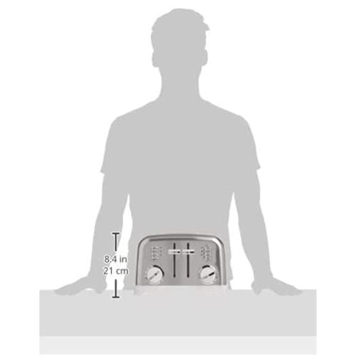 Cuisinart Cuisinart CPT-180WP1 4-Slice Metal Classic Toaster, White/Stainless Steel