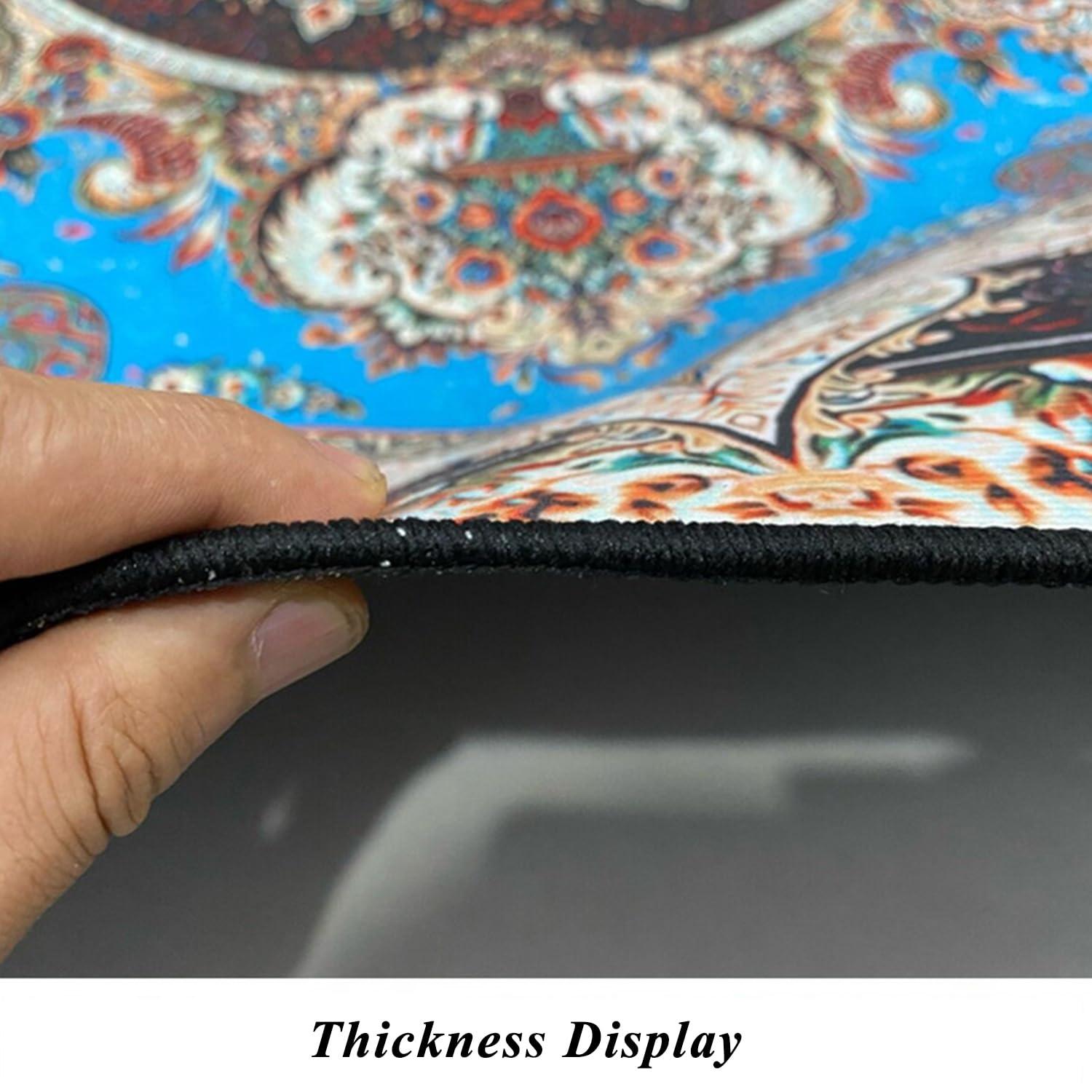 Balissm Long Machine Washable Rugs Modern Solid Design Non-Slip Rubber Backing Traditional Runner Rug for Hallway, Kitchen, Bedroom, Living Room,6ft Width x 14ft Length