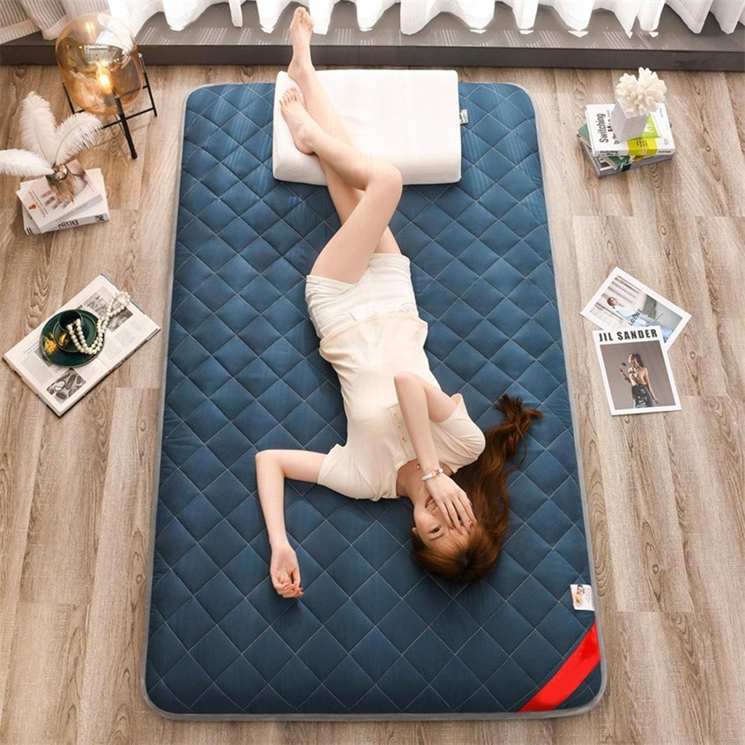 HQKZDQ Portable Mattress,Futon Mattress-Japanese Futon,japanese Tatami Mattress,Foldable Portable Japanese Floor Mattress,Floor Guest Bed Sofa, Camping Sleeping Mattresses