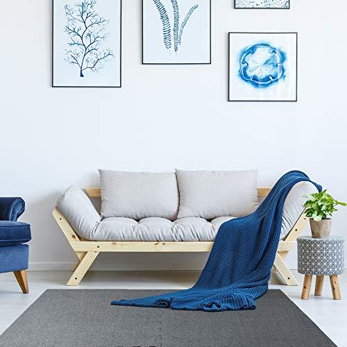 We Sell Mats We Sell Mats 3/8 Inch Thick Interlocking Foam Carpet Tiles Durable Carpet Squares Anti Fatigue Support for Home Office or Classroom Use, 24 in x 24 in