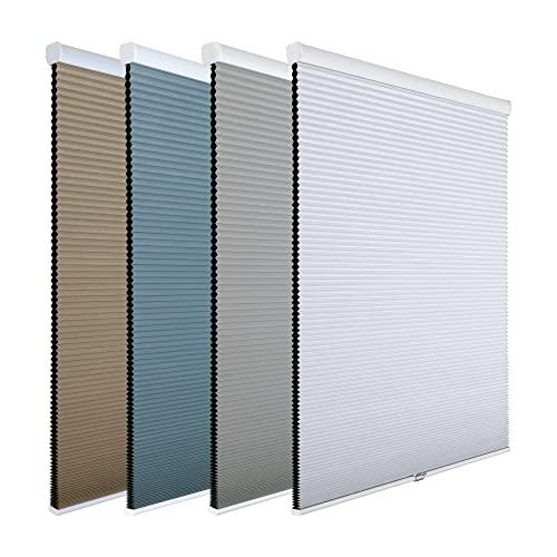 homebox Homebox Cordless 100% Blackout Cellular Shades for Home,Shades for Indoor Windows, Honeycomb Blinds 41" W x 72" H White
