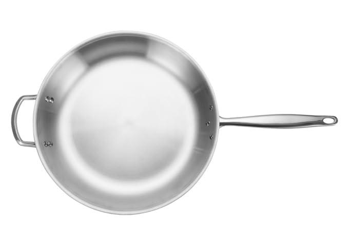 Winco WINCO Tri-Ply Frying Pan, Silver