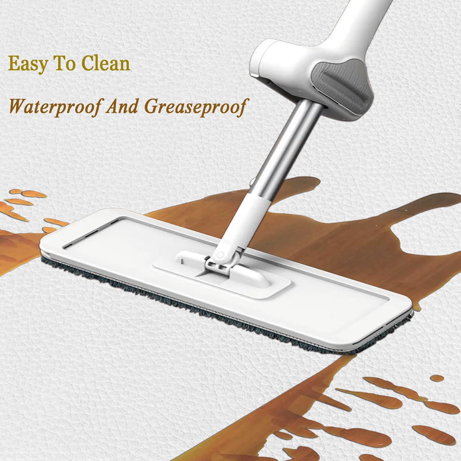 TuLdys TuLdys Rooster Kitchen Rugs and Mats Non Skid Washable Pu Waterproof Leather Kitchen Mat for Floor, 4x6ft/48x72in, Rooster Kitchen Decor Stain Resistant with 4 Pcs Carpet Gripper