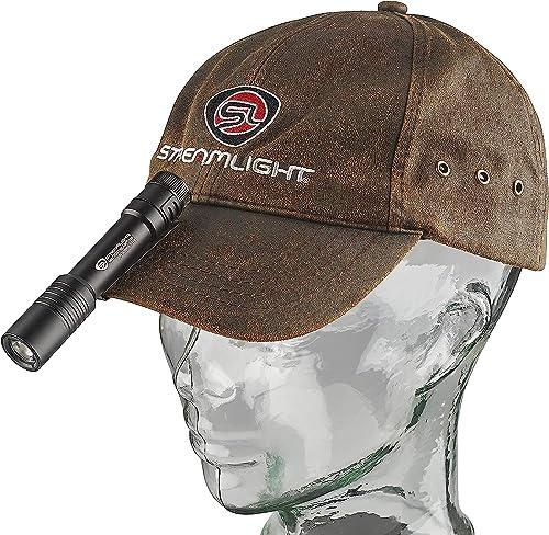 Streamlight Streamlight 66320 MacroStream USB 500-Lumen Rechargeable Compact Flashlight with Wrist Lanyard, Hat Clip and USB Cord, Black