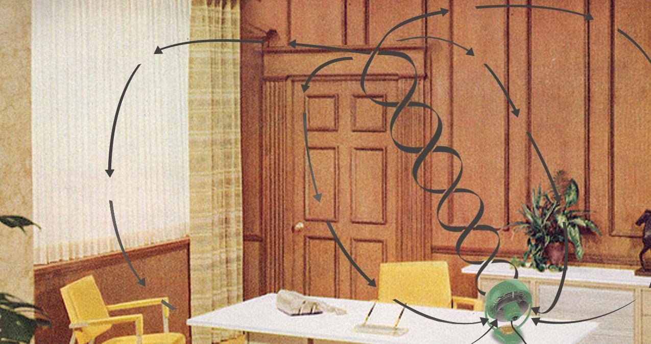 Vornado Vornado VFAN Jr. Vintage Air Circulator Fan, Green