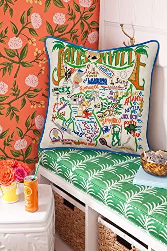 Catstudio Catstudio Jacksonville Embroidered Decorative Throw Pillow
