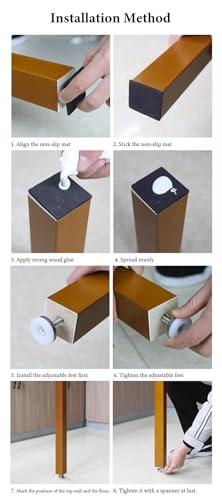 WAHHWF 2ft/3ft/4ft/5ft/6ft/7ft/8ft Tall Wall Partition Room Divider Floor to Ceiling Wooden Slats, Wood Privacy Screens/Room Separation Deviders Post Column for Bathroom Daycare Studio Apartment (Color : W