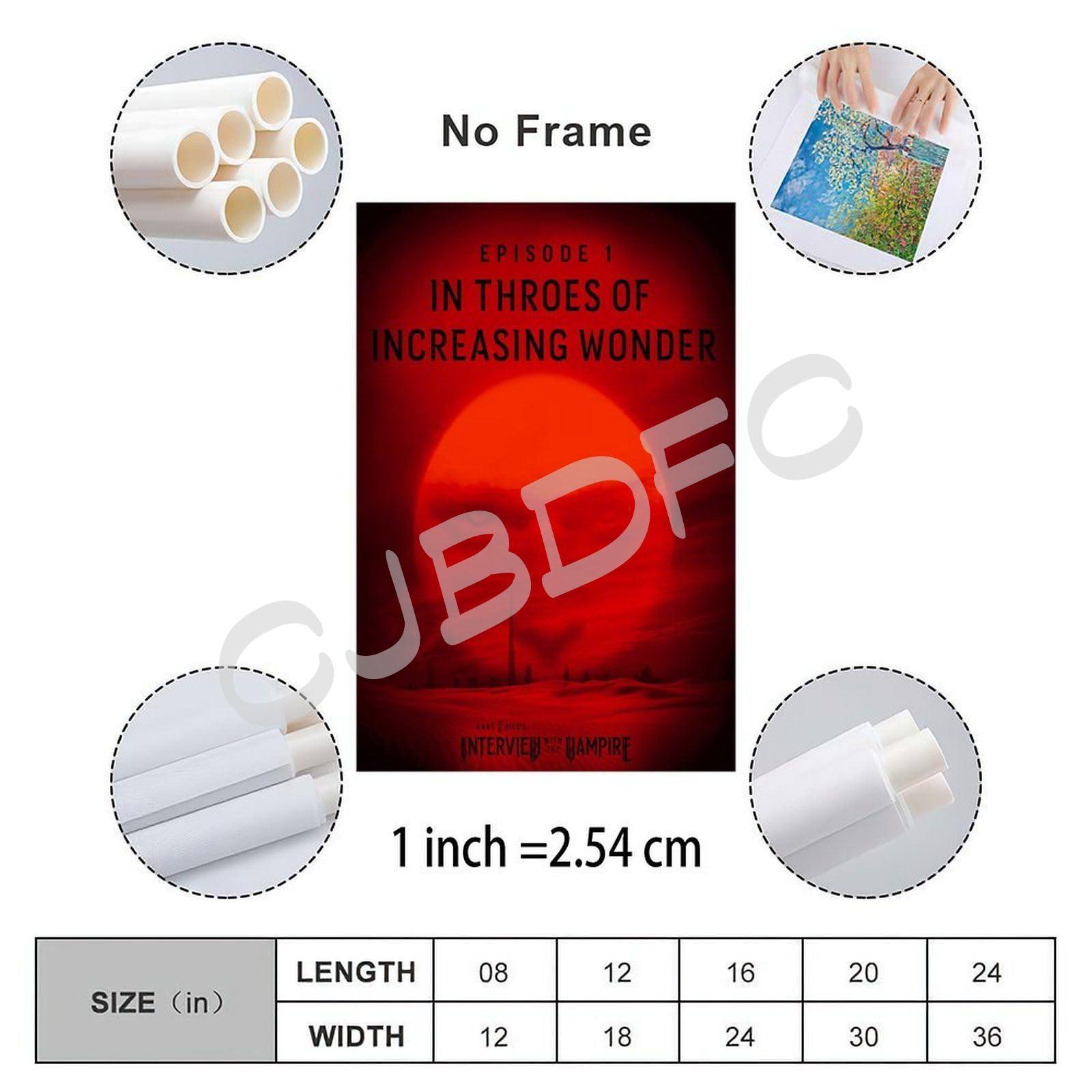 COPPTYH Interview with The Vampire TV Movie Poster (8) Canvas Painting Wall Art Poster for Bedroom Living Room Decor 08x12inch(20x30cm) Unframe-style