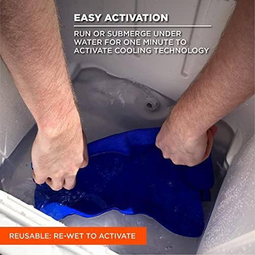 Ergodyne Ergodyne Chill-Its 6602 Evaporative Cooling Towel, Blue 13 inches x 29.5 inches