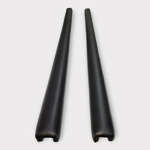 Flotation Innovations Flotation Innovations 2 Piece Standard Black Vinyl Padded Rail Caps
