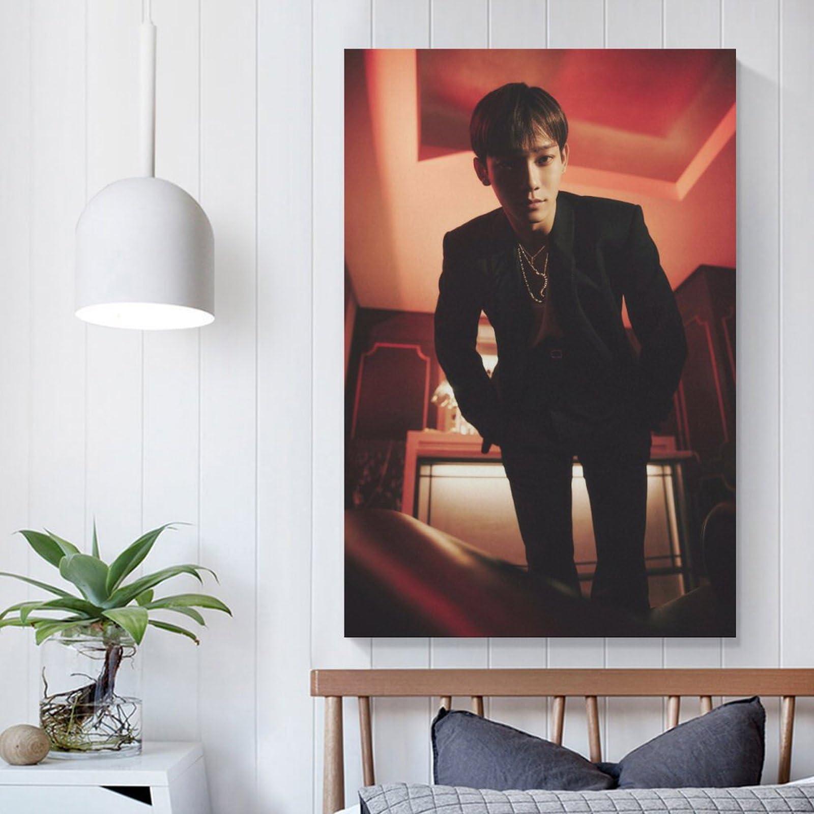 Generic Generic CHEN EXO EXIST Cream Soda Music KPOP ARTIST ALBUM COVER Canvas Poster Bedroom Decor Sports Landscape Office Room Decor Poster Gift 12x18inch(30x45cm), Unframe-style