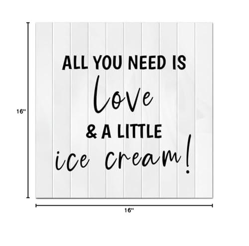 taoliuluo All You Need Is Love Round Wood Sign Blank My Word Porch Signs Inspirational Quotes On Wooden Plaques Smooth Fashion Science Fiction For Mother\'S Day 16x16inch