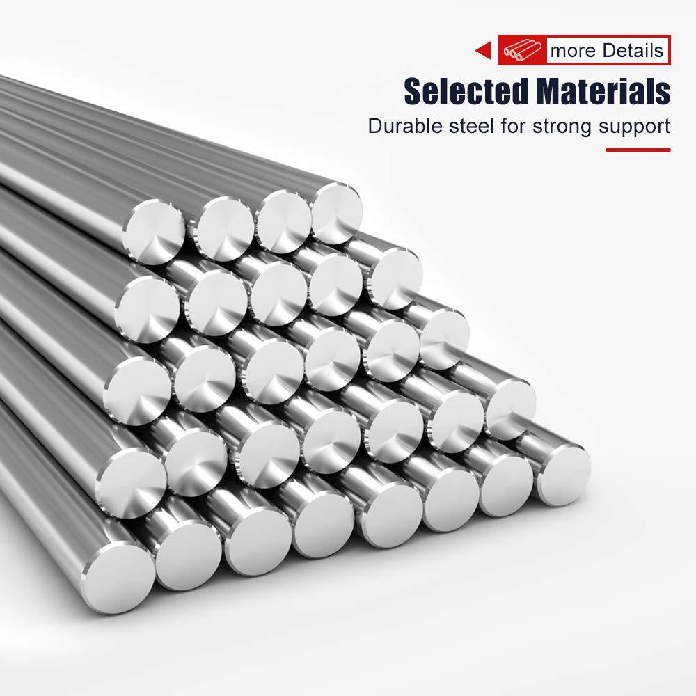 HHS 6 Tier Garage Shelving Heavy Duty 2100LBS Wire Metal Storage Shelves w/Height Adjustable Storage Rack & Casters, NSF Certified Shelving Unit 82"x48"x18", Black