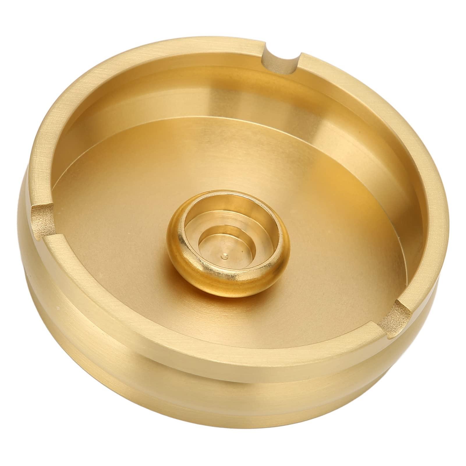 XIASABA XIASABA Pure Copper Ashtray Home Living Room Coffee Table Office Ashtray Simple Modern Style Trend Ornaments