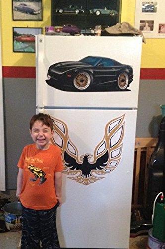 FatCat Wall Graphics Chevy HHR LS Wall Decal 3D Cartoon Car Movable Stickers Vinyl Wall Stickers for Man Cave Garage Decor Boys Room