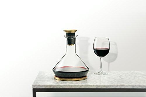 RBT RBT Decanter with Wood Coaster and Micro-Perforated Aerator