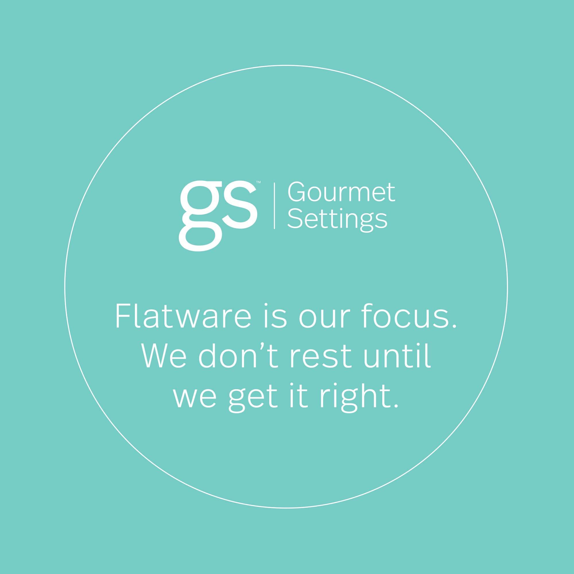 Gourmet Settings Gourmet Settings Twist and Shout 20-Piece Stainless Steel Flatware Set, Service for 4