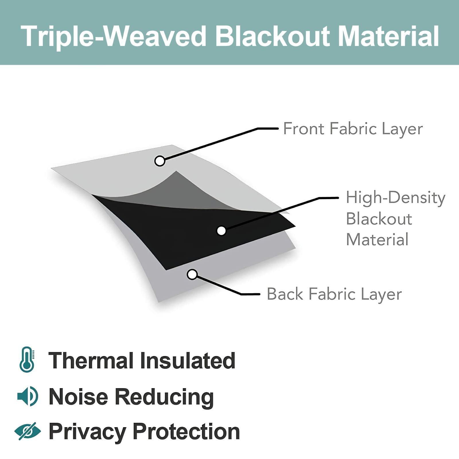 TAKUAN TAKUAN Cherry Blossom Curtains for Bedroom Living Room, Sakura Blackout Curtains 63 Inch Length 2 Panels Set, Thermal Insulated Grommet Drapes, Decorative Patterned Window Treatments