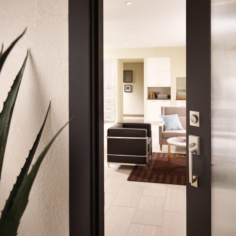 SCHLAGE SCHLAGE F60 CEN 716 Century Single Cylinder Handleset and Plymouth Knob, Aged Bronze