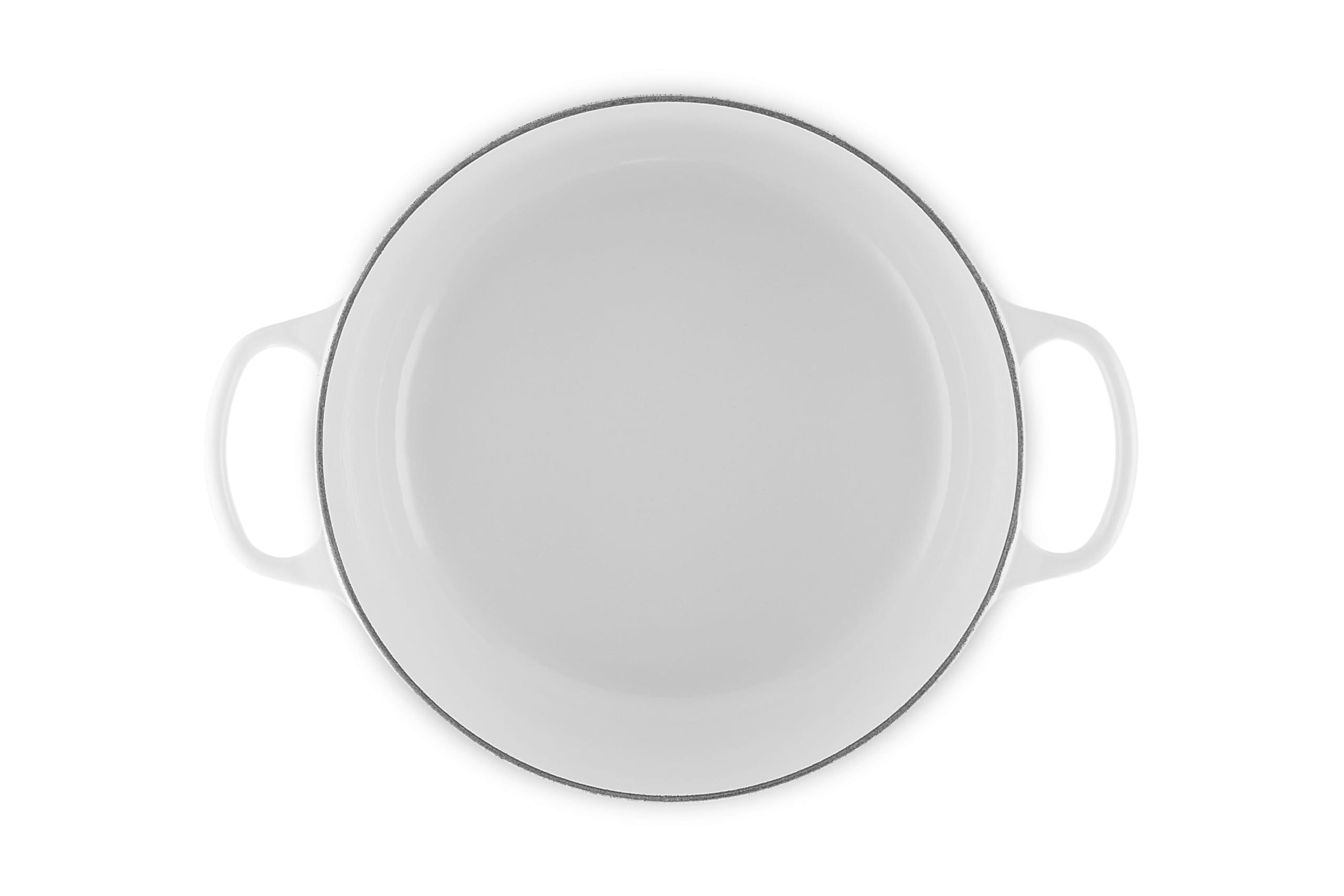 Le Creuset Le Creuset Enameled Cast Iron Signature Round Dutch Oven, 7.25 qt., White