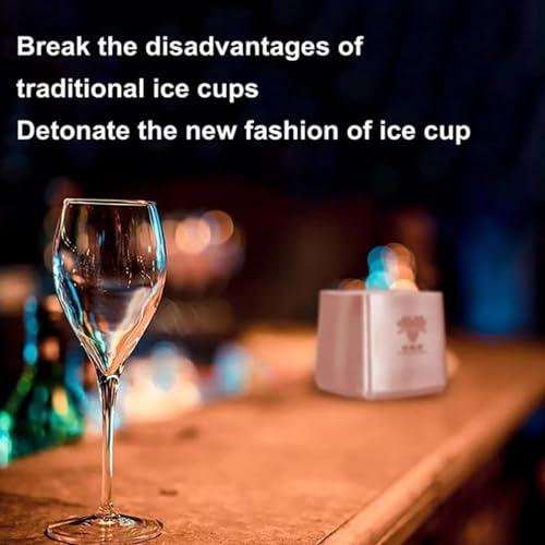 oiakus oiakus Co2 Glass Froster, Glass Chiller for Cups and Glasses, Instant Drink Chiller for Cocktail, Beer, Mixed Drinks, Wine Glass Chiller for Bar, Restaurant, Kitchen