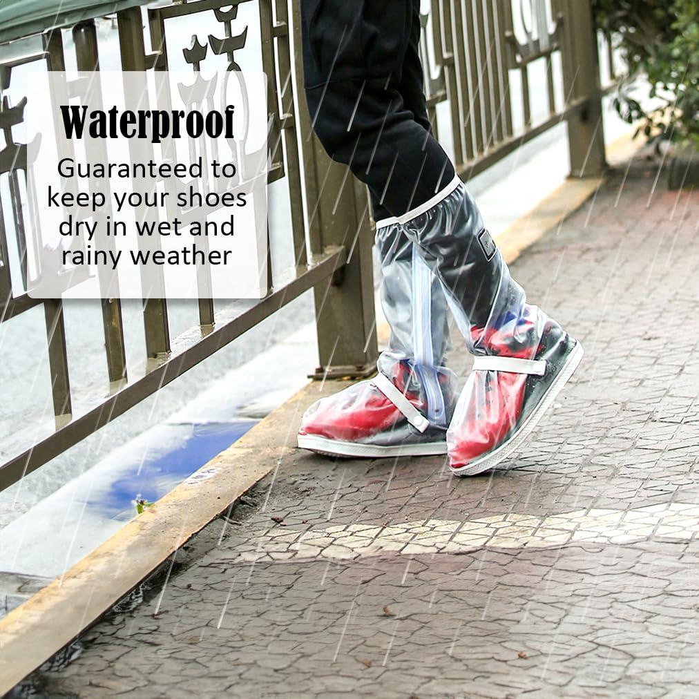 Galashield Rain Shoe Covers | Waterproof Shoe Covers for Men and Women | Reusable Galoshes Overshoes (Large)