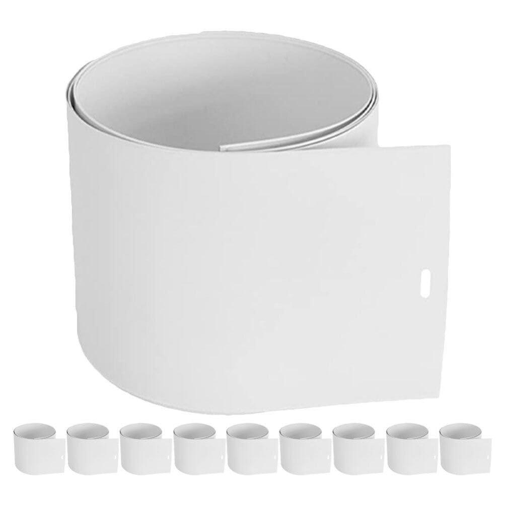 HOLIDYOYO HOLIDYOYO 10pcs Vertical Blinds Replacement Slats Window Blinds Slats for Sliding Door Window Parts Repair Kit White