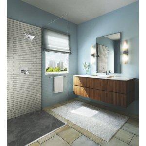 DELTA FAUCET Delta Faucet Ara Single Hole Bathroom Faucet Brushed Nickel, Waterfall Faucet, Single Handle, Metal Drain Assembly, Stainless 568LF-SSMPU, 7.63 x 1.56 x 5.19 inches