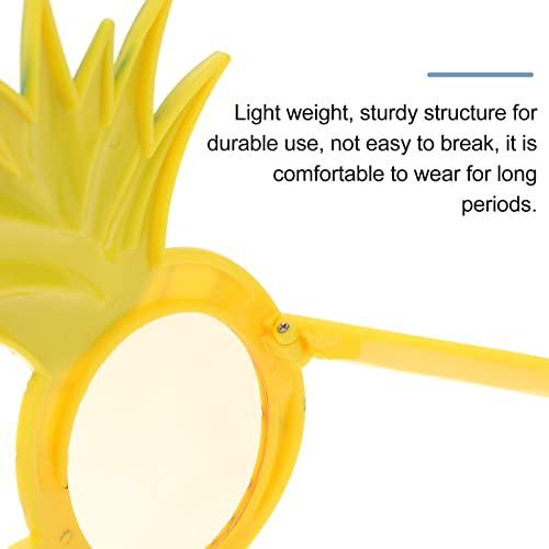 Amosfun Amosfun Hawaiian Novelty Party Sunglasses Beach Pineapple Eyeglasses Pineapple Glasses Summer Party Favors Funny Eyewears Glasses Dancing Party Supplies